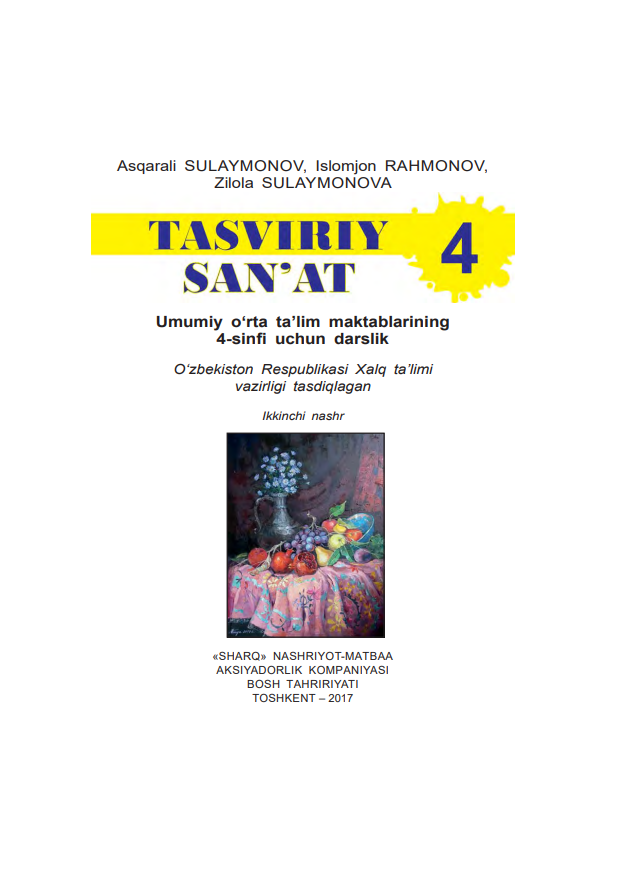 Tasviriy san’at 4-sinf