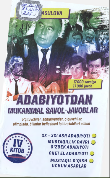 Adabiyotdan mukammal savol-javoblar 4-kitob