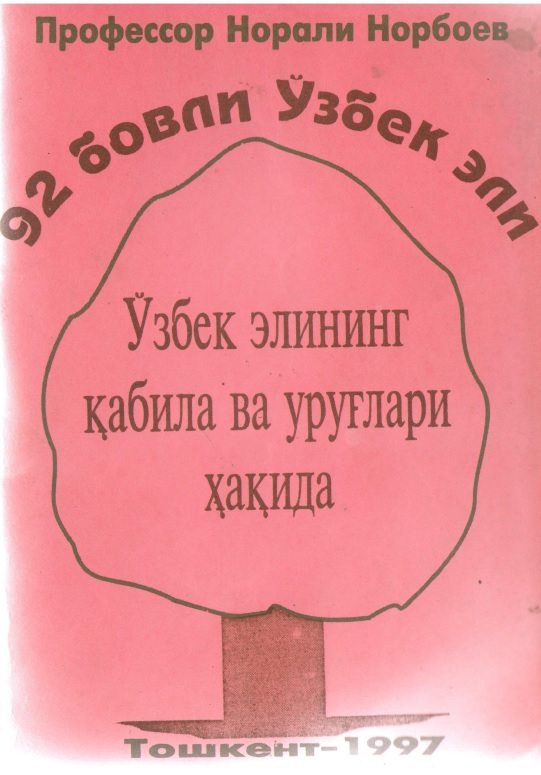 Ўзбек элининг қабила ва уруғлари ҳақида