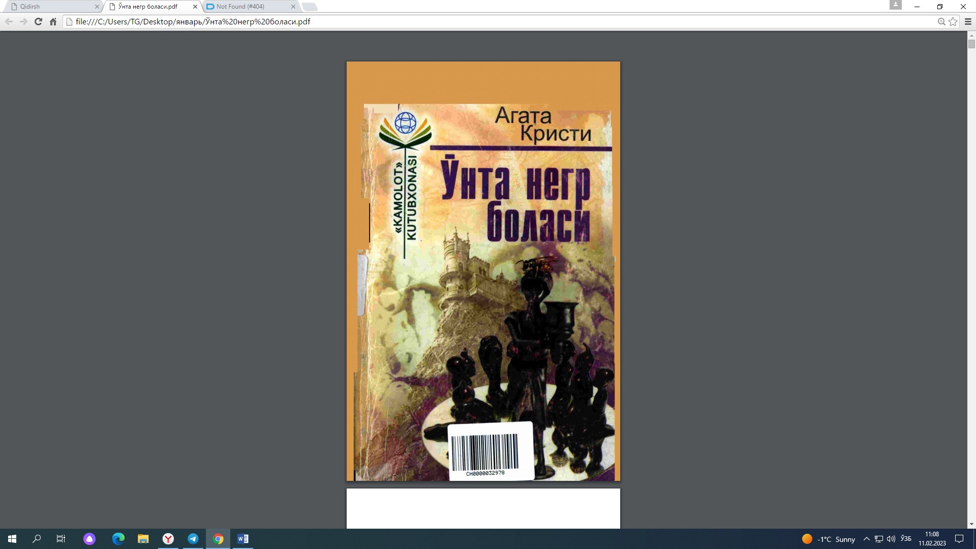 Ўнта негр боласи