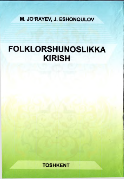 Folklorshunoslikka kirish