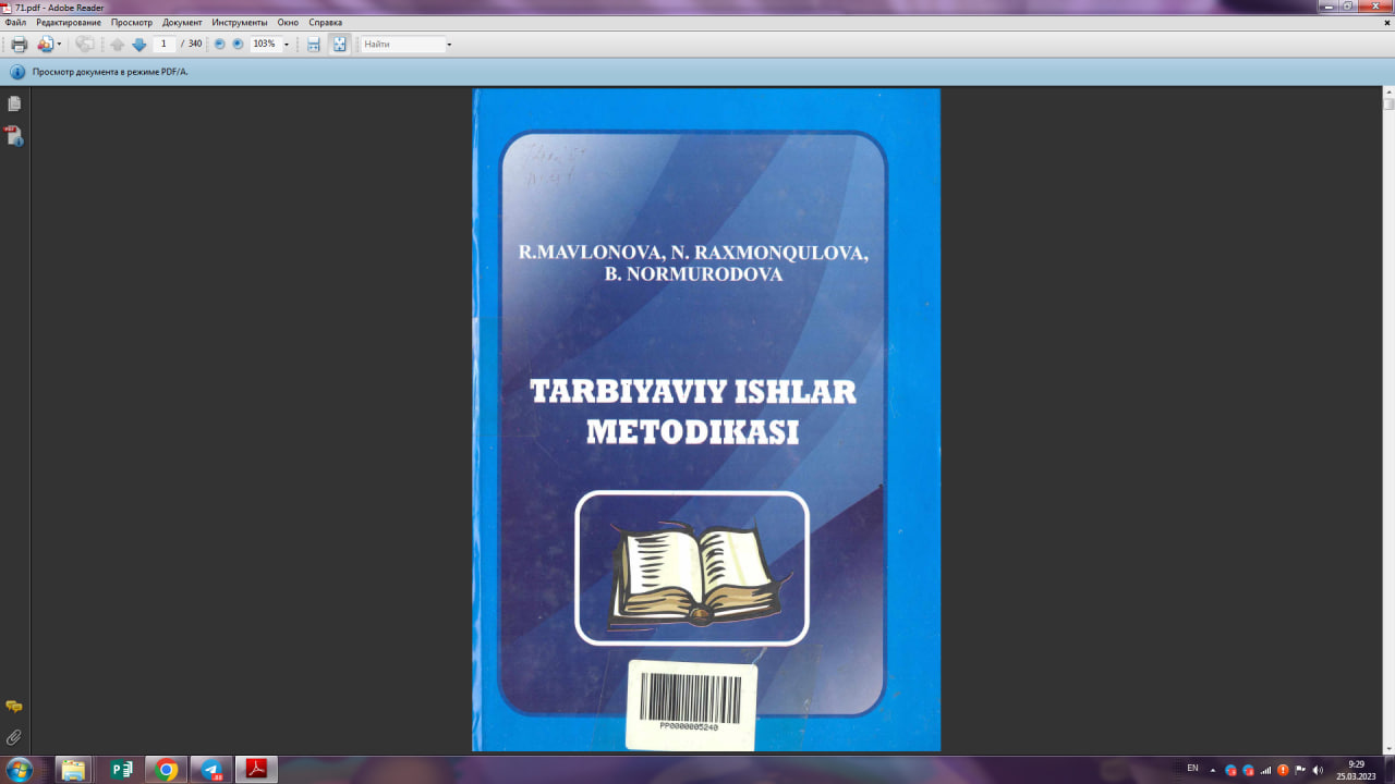 Tarbiyaviy ishlar metodikasi