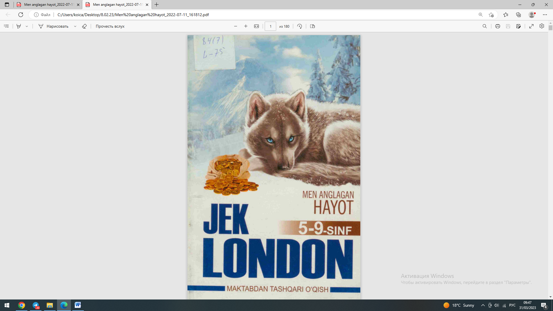 London, Jek Men anglagan hayot: esse va hikoyalar