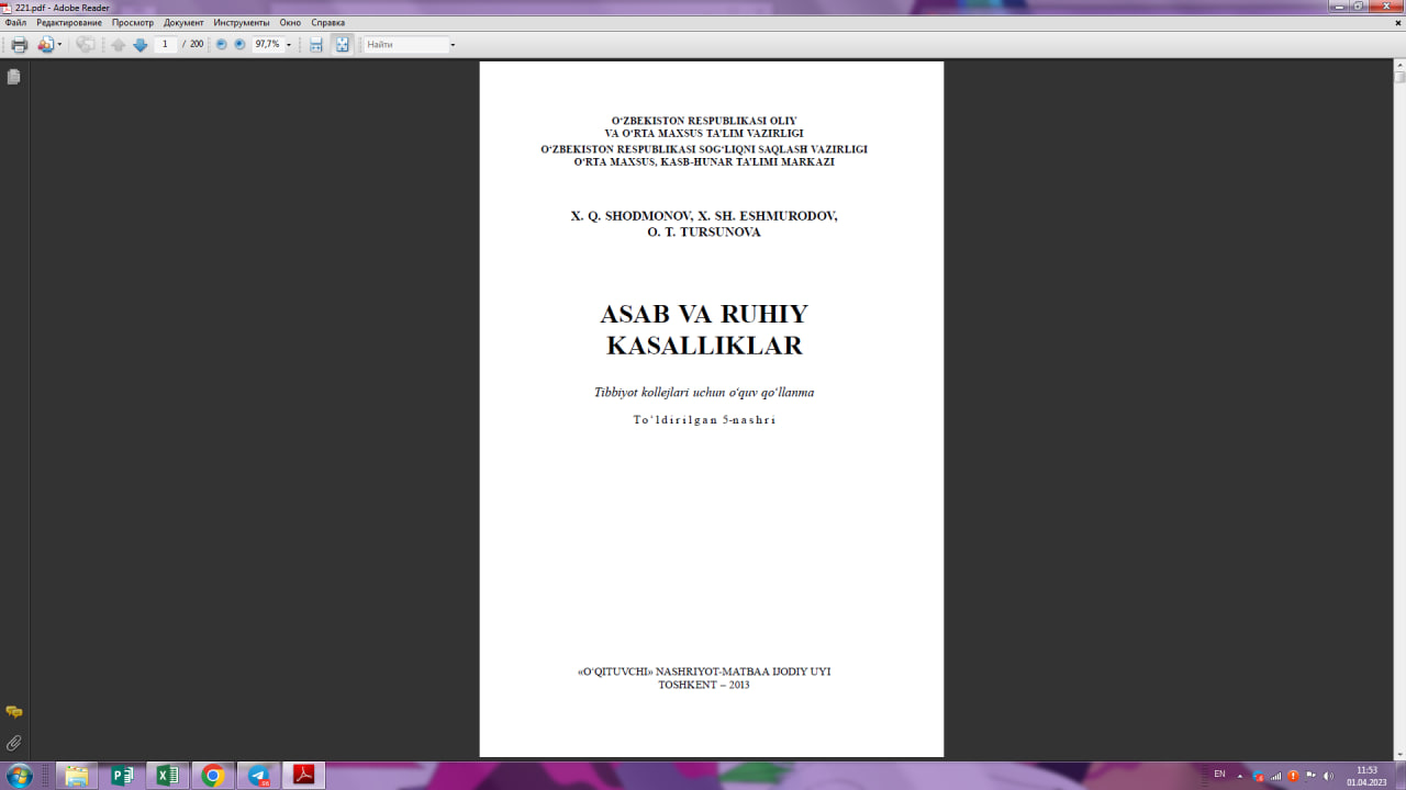 Asab va ruhiy kasalliklar