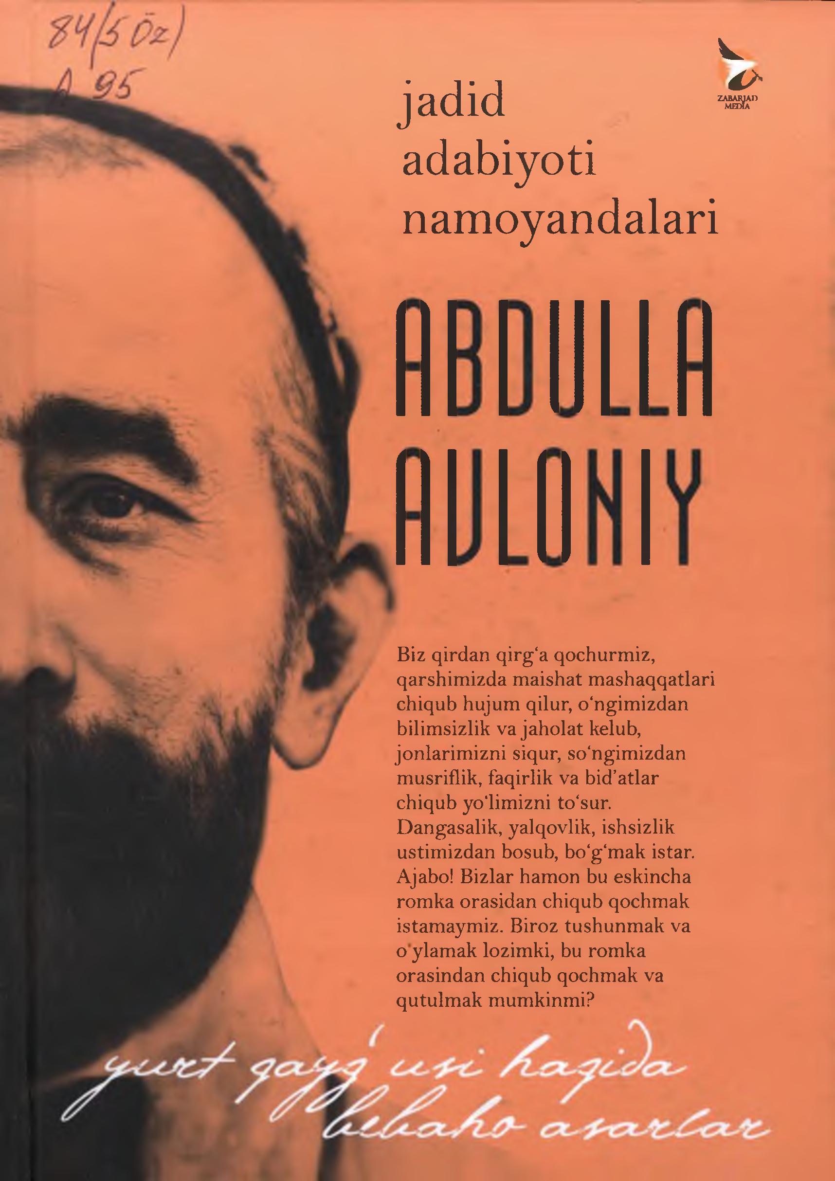 Abdulla Avloniy