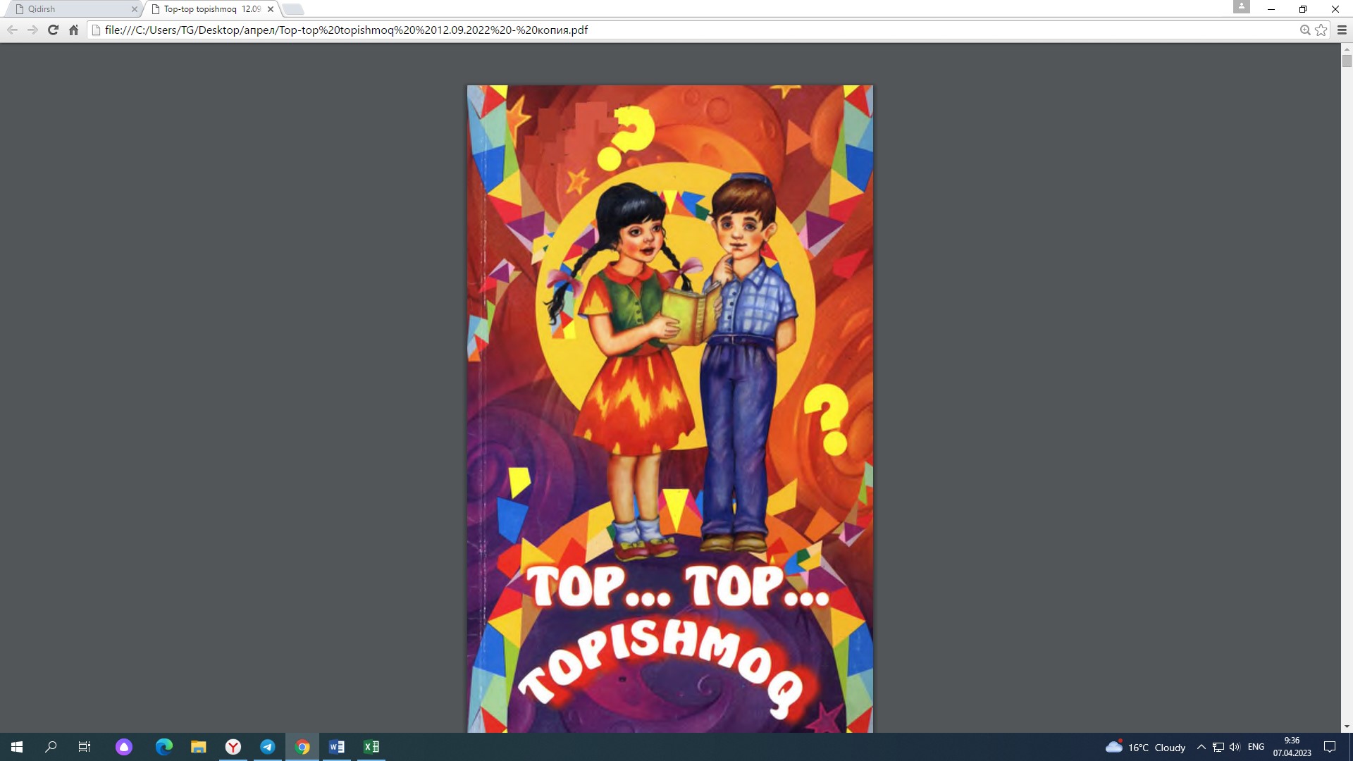 Top... top... topishmoq