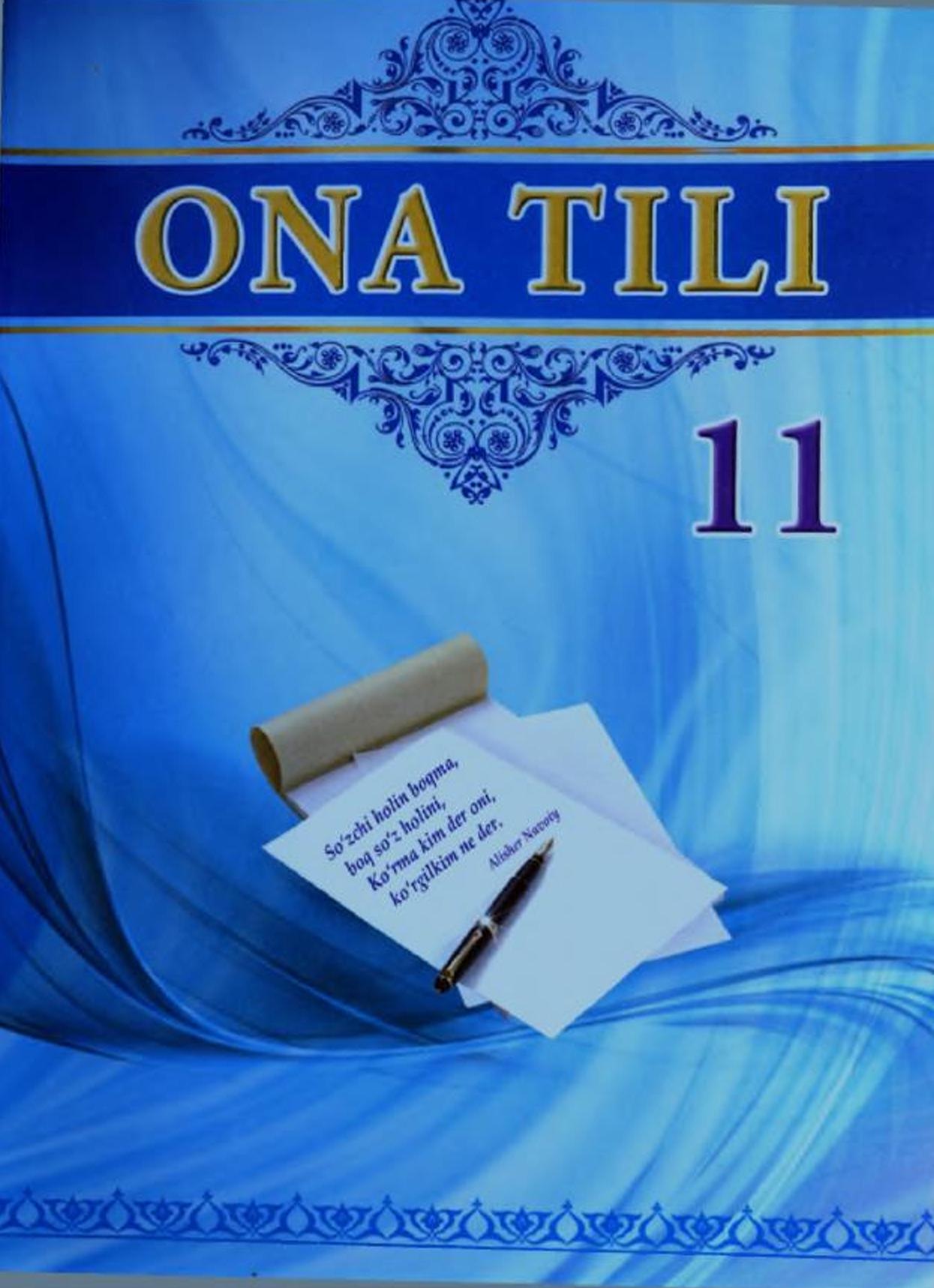 Ona tili 11 sinf