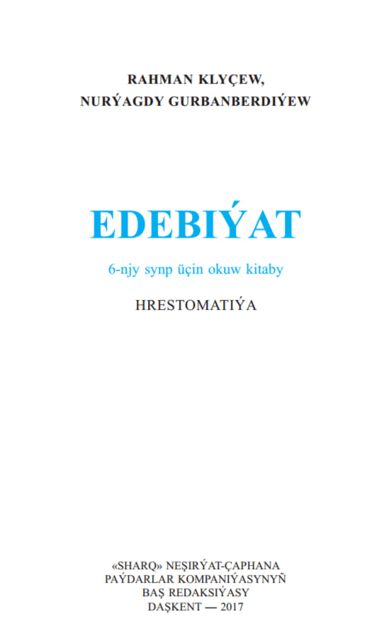 Edebiyat 6-nji synp