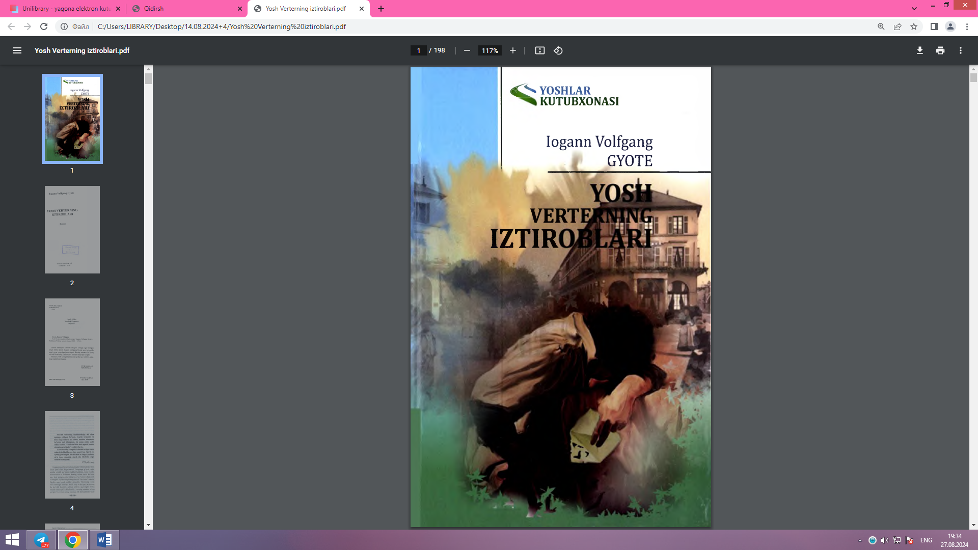 Yosh verterning iztiroblari