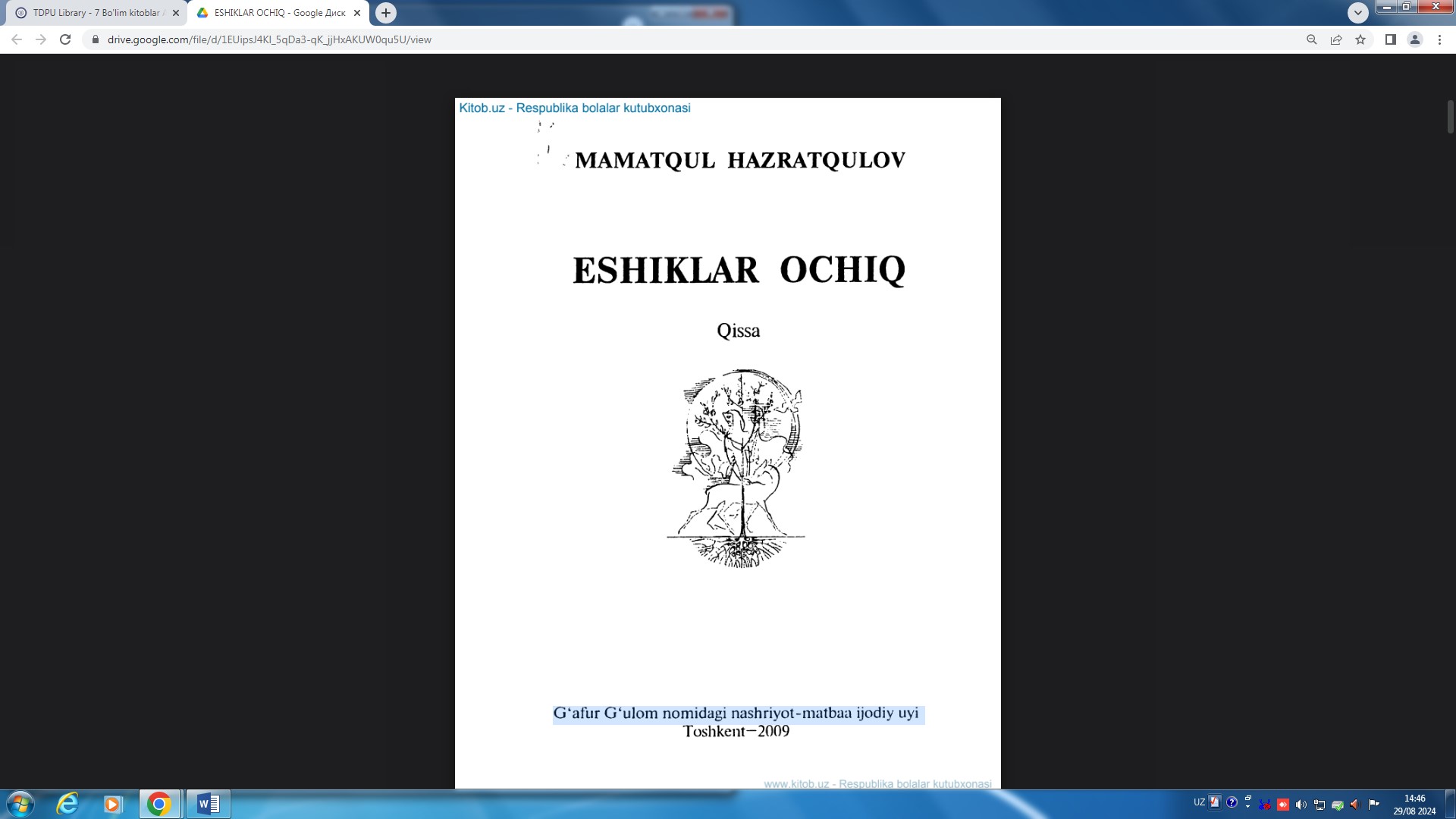 Eshiklar ochiq