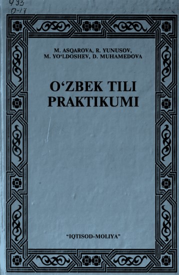 O`zbek tili praktikumi